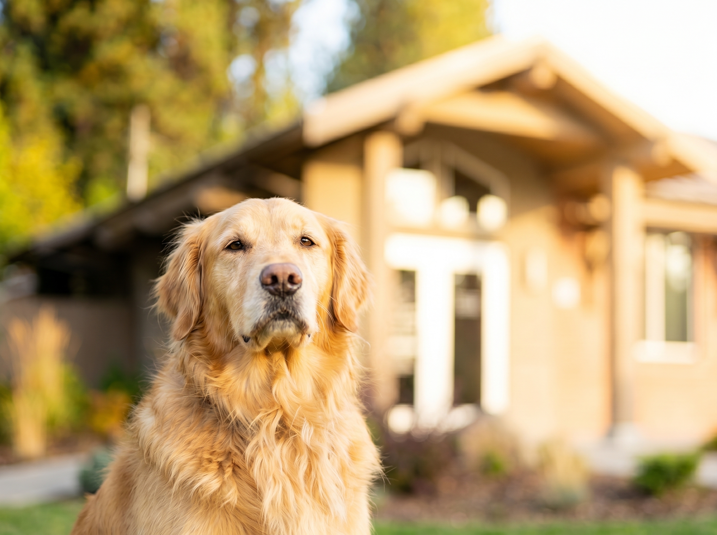 A happy, healthy dog cared for at Lincoln Heights Veterinary Clinic in Spokane, WA